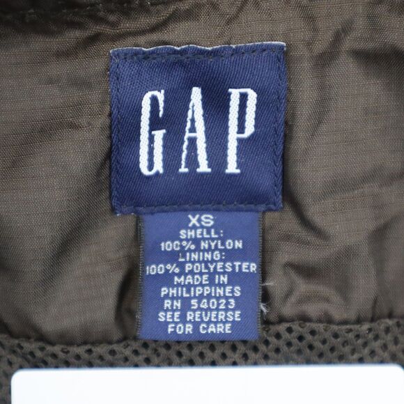 Gap Jacket Mens XS Brown Full Zip Pockets Bomber Collared Jacket - Picture 2 of 16